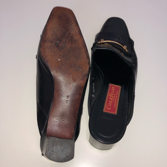 Cole Haan mule with gold hardware - Picture 5 of 8